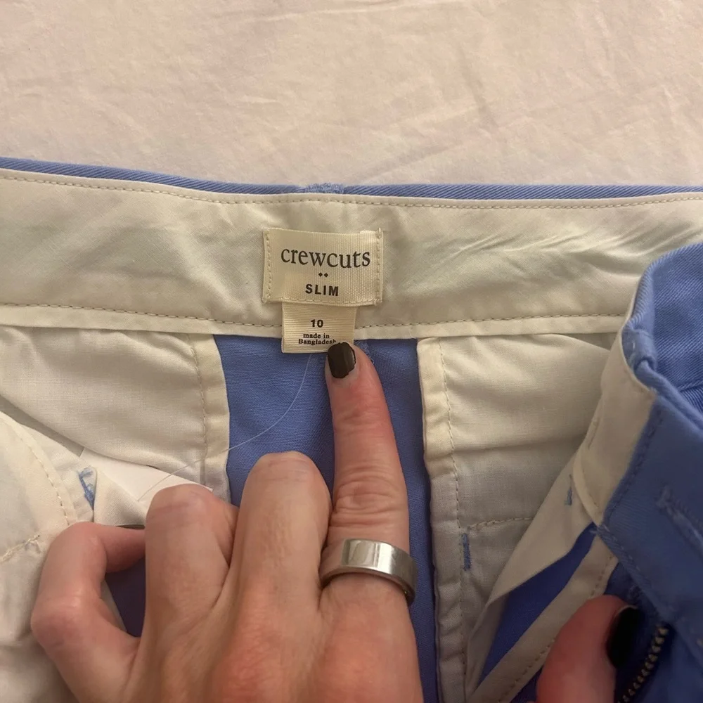 J Crew boys chinos in Peri. Size 10. NWT - Picture 2 of 2